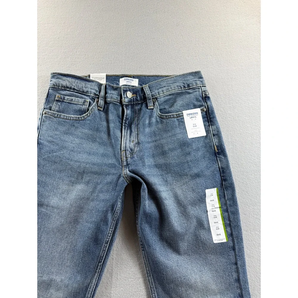 Denizen from Levi's 216 Slim Mens 32x32 Blue Flex Jeans New